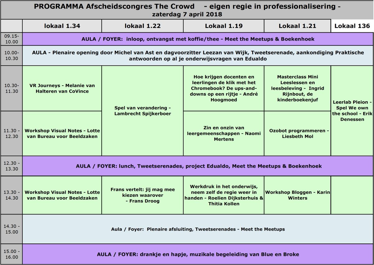 Keuzestress. Verandert het programma van de afscheidsbijeenkomst van <a href="/thecrowdNL/">The Crowd</a> drastisch dat mijn deelname volgens x.com/betakarel/stat… bij <a href="/mvanast/">Michel van Ast</a> <a href="/MIJNLGS/">MLG</a> en <a href="/karinwinters/">Karin Winters</a> onder druk komt te staan. Mindfuck. 

Wil er nog iemand meerijden vanuit almere?