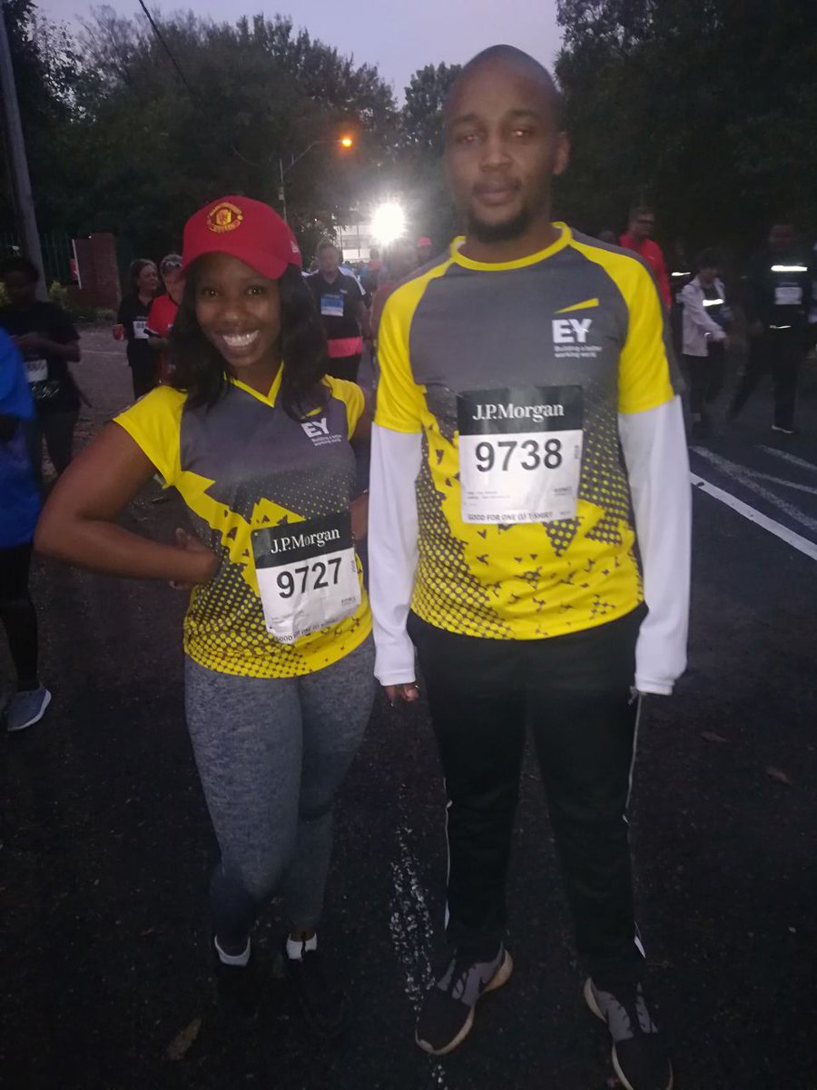 EY_Africa's tweet photo. And we're off! #JPMCC #BetterWorkingWorld #EYWellness https://t.co/1ALPS363ix