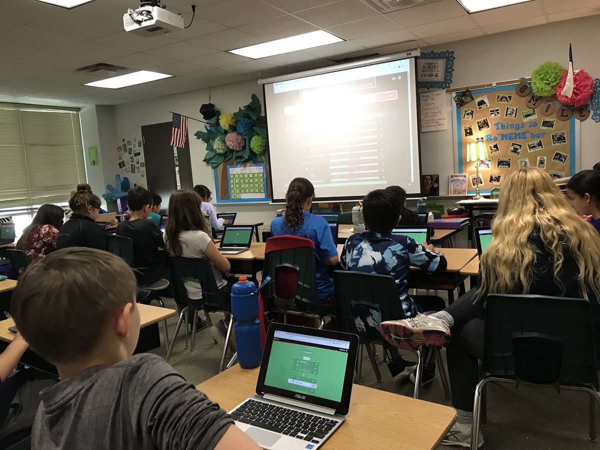 Enjoying playing Quizziz games to review for next week!  #theyarelovingthis #GTE5thgrade