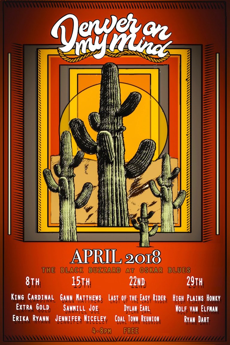 Hey <a href="/JohnEKage/">John E. Kage</a> check out our new country / Americana series “Denver on my Mind” taking place every Sunday from 4-8pm at <a href="/BlackBuzzardOB/">The Black Buzzard</a>. We want to see some <a href="/985KYGO/">98.5 KYGO</a> listeners there!