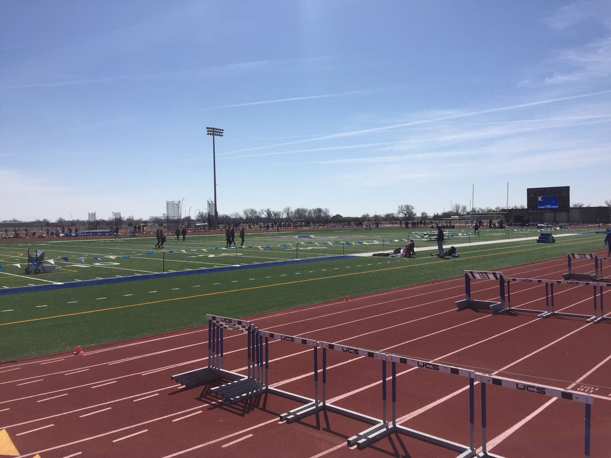 It’s a beautiful day for a track meet here at KHS. Let’s get after it, Lady Cats! #WhateverItTakes #KHSBearcatNation