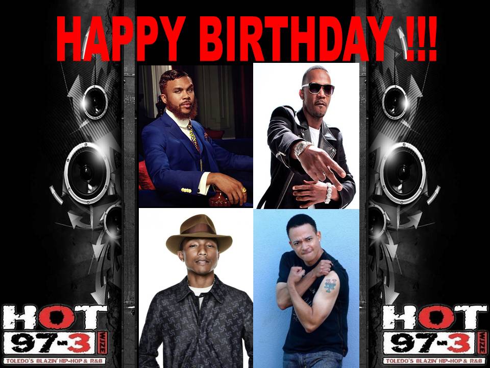 Happy Bday 45 33 43 & Christopher Reid 54 