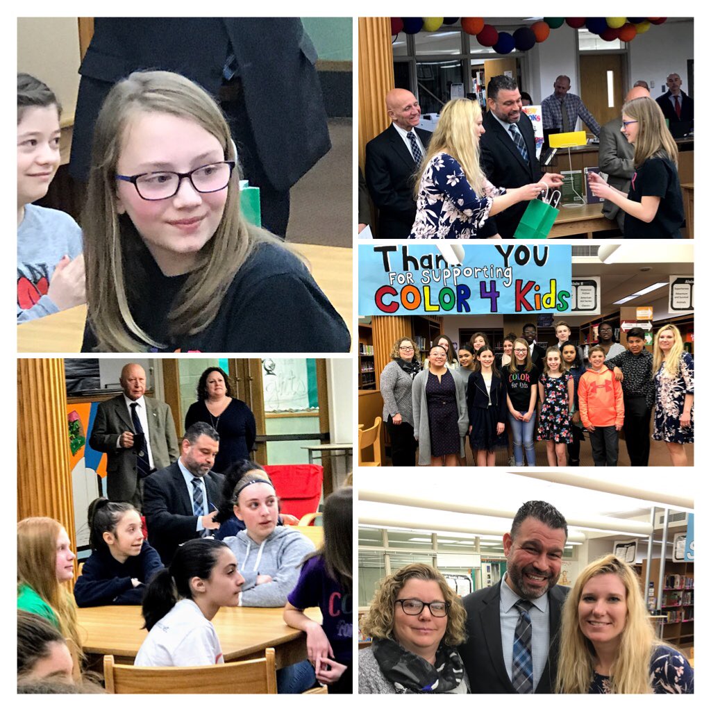 lojobarry's tweet photo. So honored to have PA Sec of Ed. Pedro Rivera speak to our students and to have our students meet Bethany @ColorForKids @ESASDJTL  @pedroarivera2  #ESL https://t.co/Zwd2XQkTIF