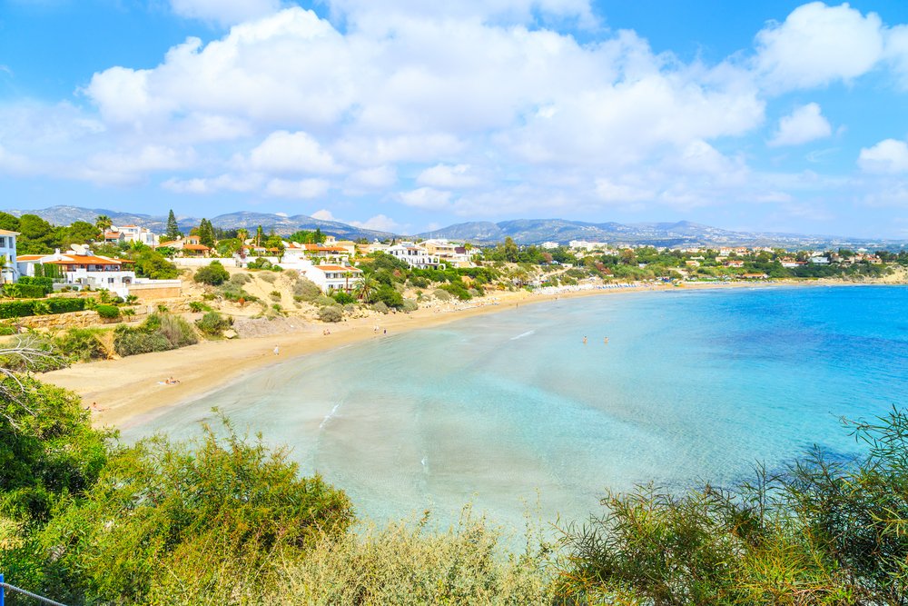 DublinAirport's tweet photo. Paphos has 12 Blue Flag beaches along its 50km coast so if swimming or water sports are your thing it's the perfect holiday destination. Enter to win flights for 2 on @Ryanair's new twice weekly service from Dublin. Follow &amp; retweet to enter. #DUBPaphos https://t.co/SxCk1gclkl