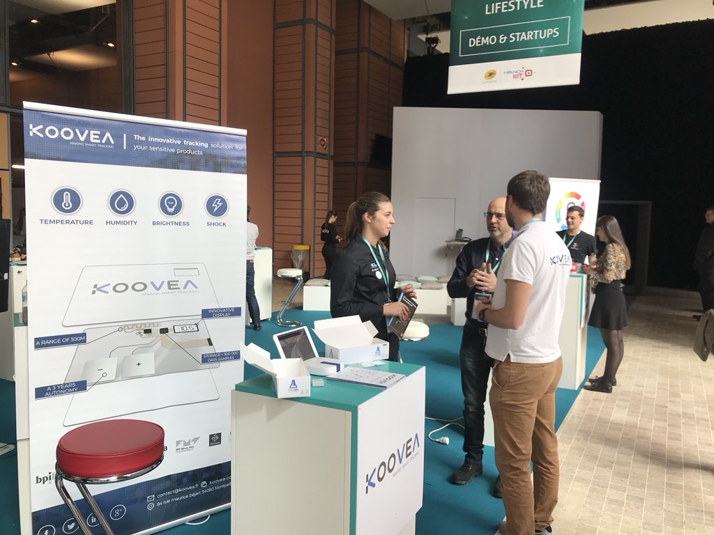 Retour en image sur la participation de Koovea au #SIdO2018
<a href="/SIdOevent/">SIDO Lyon - IoT, AI, ROBOTICS & XR EVENT</a> @Mtp_FrenchTech @BIC_Montpellier <a href="/IncubMinesAles/">Incubateur Mines Alès</a>
#Occitanie #SmartPackaging #ColdChain
