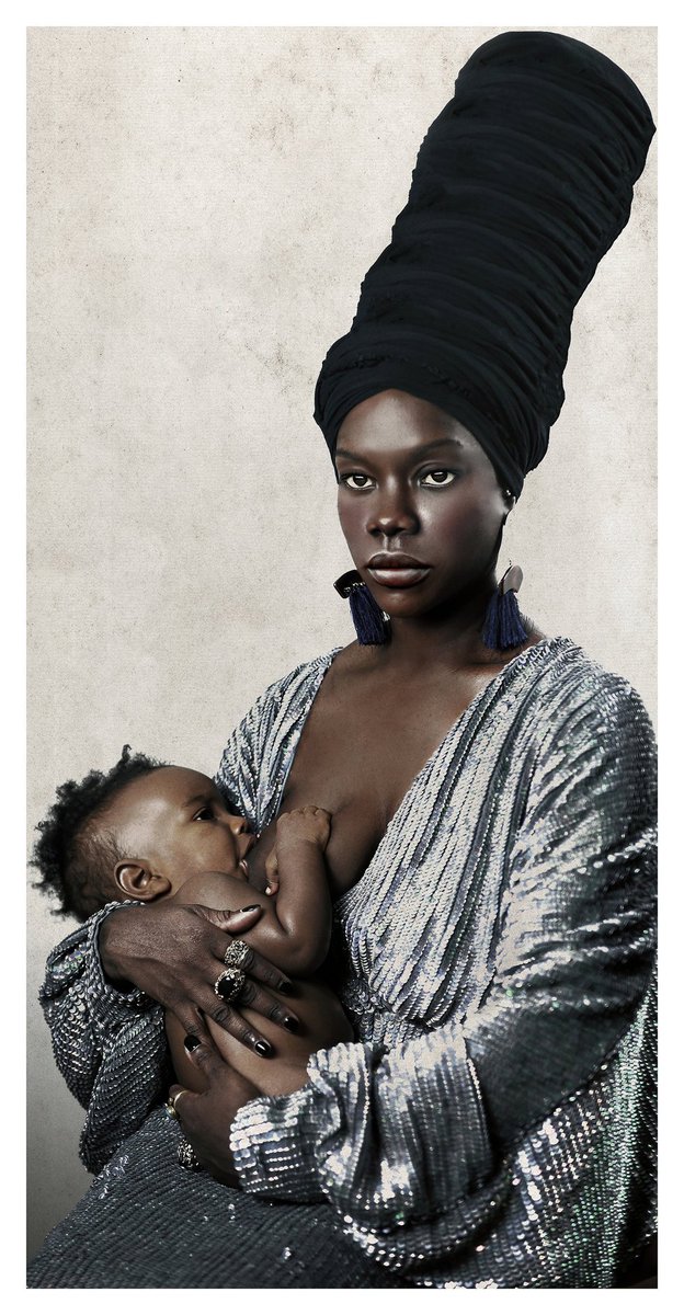 OkayAfrica's tweet photo. Artist @tawnychatmon's 'The Awakening' is an assertion of the richness of black motherhood: https://t.co/OYDm0sjjXy https://t.co/k6qNAC61xU