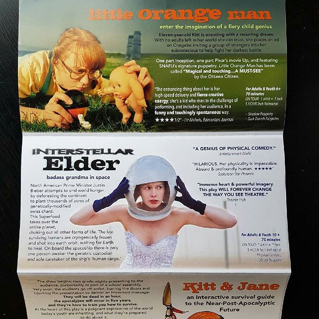 SnafuDance's tweet photo. Sick new SNAFU brochures, off to get our biz on at Pacific Contact
#PacCon18
#PacificContact
#SNAFU
#snafudance
#lilorangeman
#InterstellarElder
#TheMerkinSisters
#SnackMusic
#TableTopTales
#Kitt&Jane
#foldfoldfold
#HereaShowThereaShow https://t.co/N9IbgRQmkJ