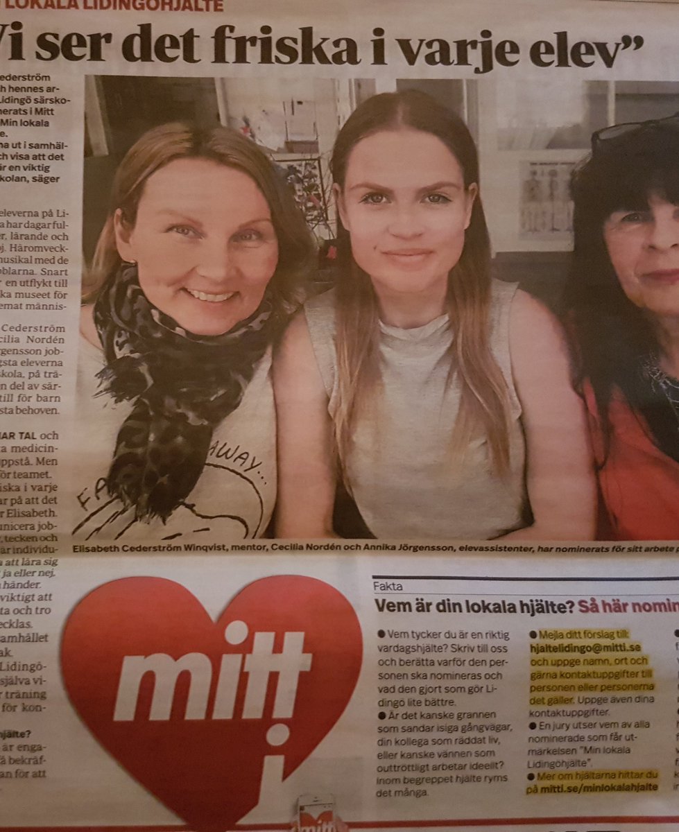 Stolt rektor till en personalgrupp som gör allt och lite till för att nå ett ökat lärande och alltid ser möjligheter.