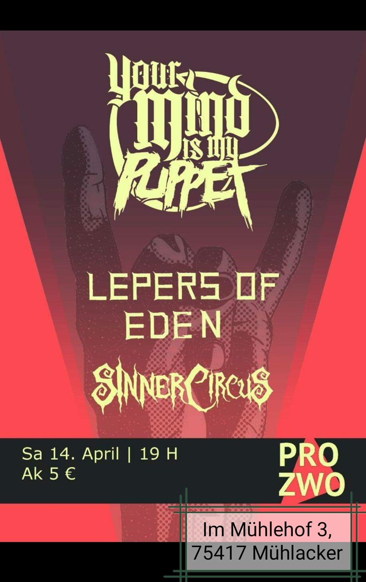 SinnerCircus's tweet photo. First #Show 2018
Who will be there and be a part of a awesome night? 🤯🤘🤘

#metal #live #band #SinnerCircus #hardrock #gig #music #stage #metalcore #MetalMusic #guitar #drums #bass https://t.co/sCqir1pvfc