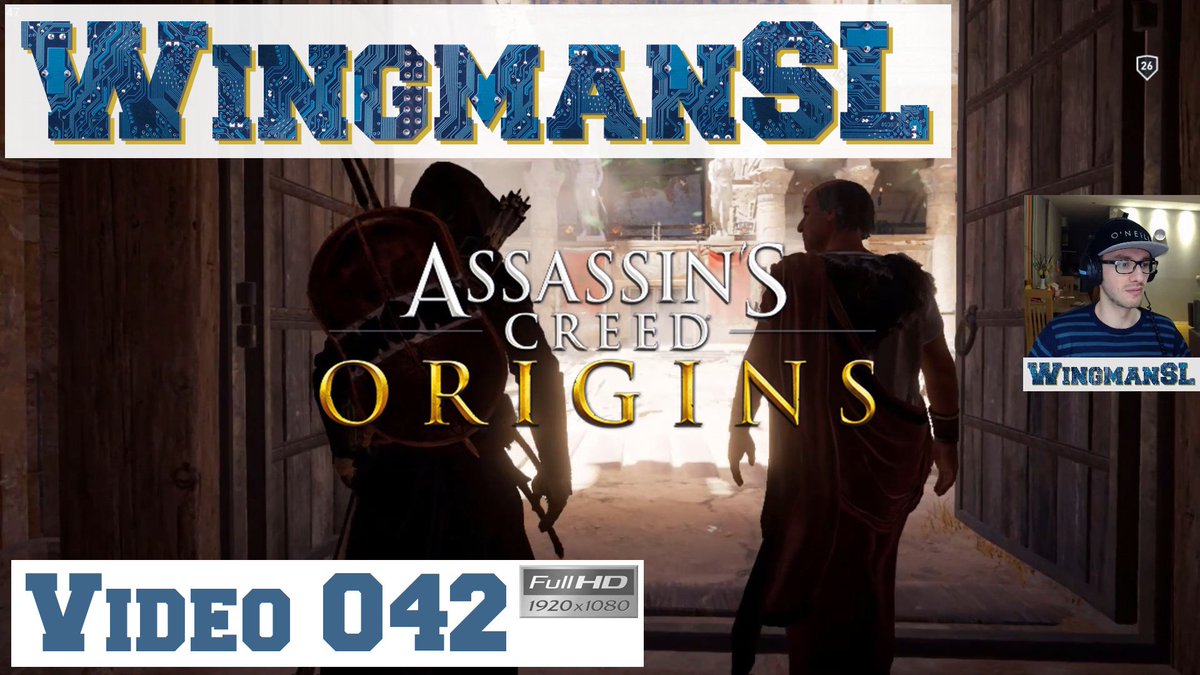 WingmanSL's tweet photo. #LetsPlay #AssassinsCreedOrigins ... ich treffe einen alten #Gladiator in Krokodilopolis und werde dann selbst zum Gladiator! Wie cool ist das denn? :) https://t.co/LxqQOXZ7ty https://t.co/pcL4smKkoT