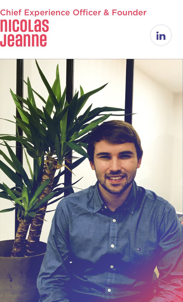 On vous présente Nicolas Jeanne le Founder et CEO de JEF Label !
Nicolas c’est : 
* Un passionné des entrepreneurs : grandi, pote avec, et travaille pour 😊 
* A une mission : faire de JEF Label le 1er réseau entrepreneurial mondial  📡👨🏼‍🚀 
* Un ex-gamer pro sur Dofus 🎮