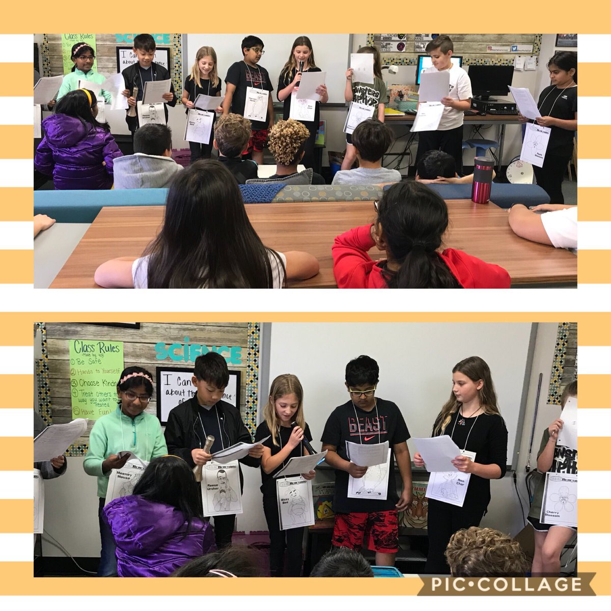 mathstellar's tweet photo. Readerβs theater done with microphones makes everything better! #allaboutbees #theworldismystage #austinyear30 #75019science https://t.co/5noc3ZKuq3