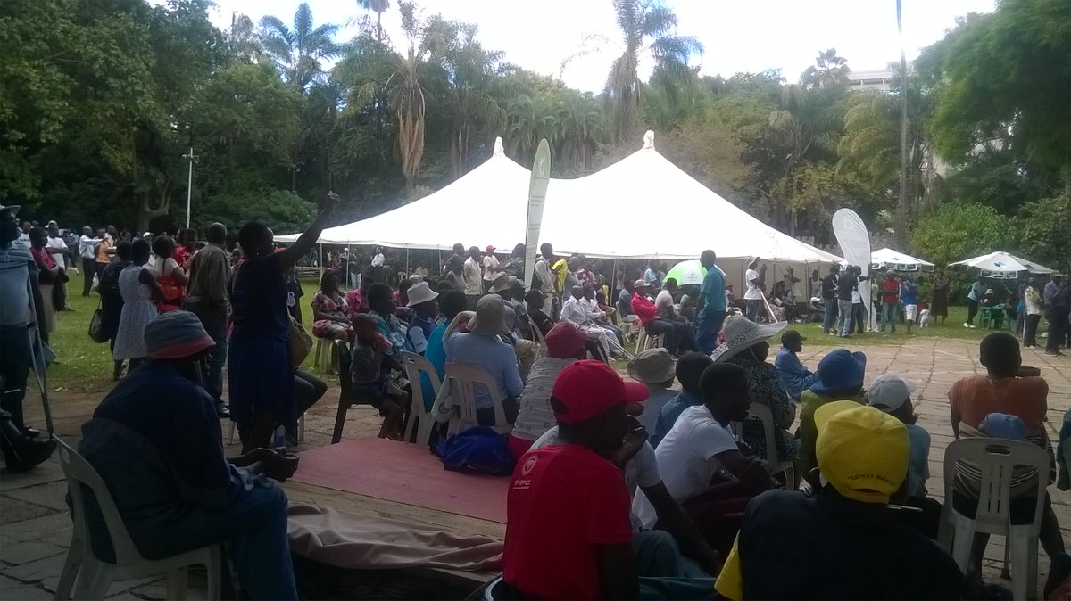 nascohzw's tweet photo. Scenes at the Biometric Voter Registration for People With Disabilities at the Harare Gardens today hosted by @ZESN1 @DeafZimTrust @nascohzw #DisabilityVoteMatters #BVRZW #usasarire #ungaseleli https://t.co/d2o6QTJipU
