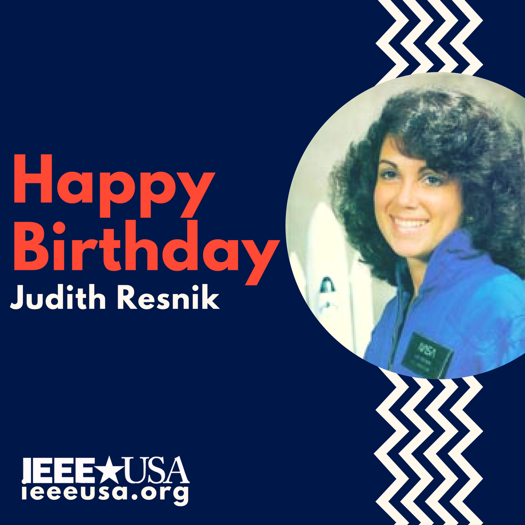 Happy Birthday To Member And Astronaut Dr. Judith Resnik. 