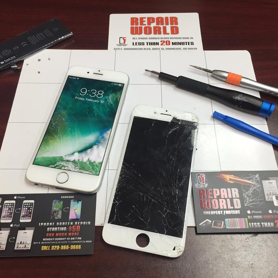 repairworld861's tweet photo. Good morning.its a gloomy day but hey its Thursday. and the weekend is coming. have a a broken phone? send us a message today
we fix mother boards and androids 
prices valid only in Montebello location 📲📱📲🕶️
All screen repairs come with a warranty https://t.co/cvuO5c1z41