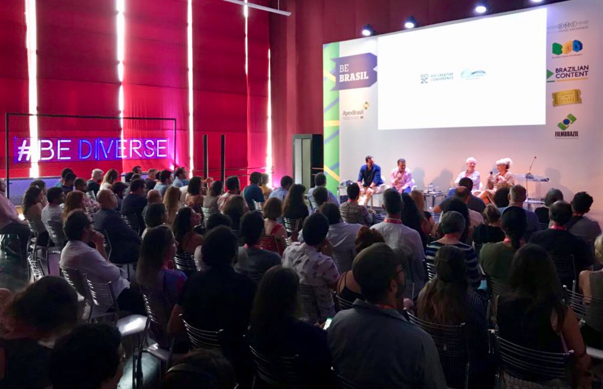 UKTVambassador's tweet photo. Full house at the Rio Content Market co-production session - brazil producers eager to find UK partners @GREATBritain @rio2c2018
#Rio2C #riodejanerio https://t.co/NSKRYrZqZr