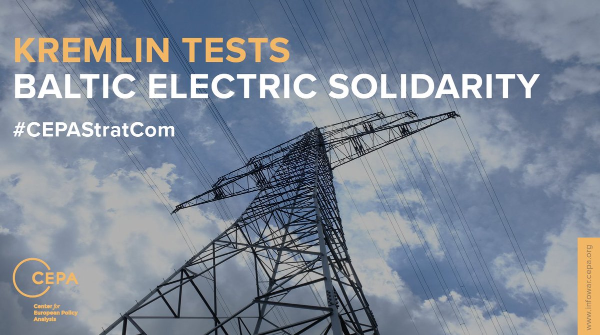 cepa's tweet photo. The #Kremlin does not want #Lithuania to disconnect from #Russia's electric grid. .@DaliaBankausk explores their #disinfo tactics. https://t.co/5CNfNZCHT4 #CEPAStratCom https://t.co/tVpvWfswp4