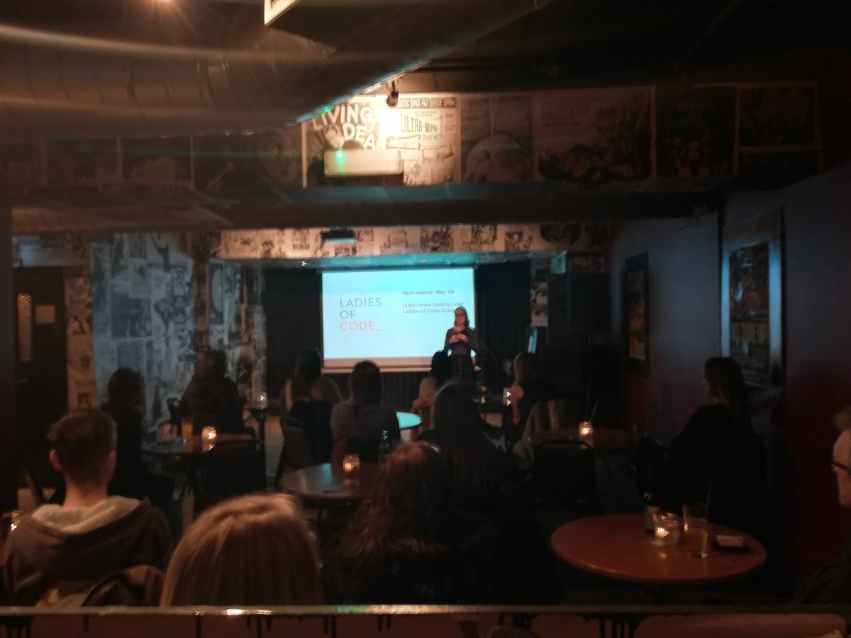 WomenTechScot's tweet photo. Carole Logan giving a talk about lessons to her younger self #witsmeetup @crgrieve https://t.co/v7AbqGHtbH