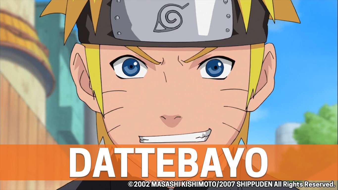 Datto - O verdadeiro significado da fala do Naruto