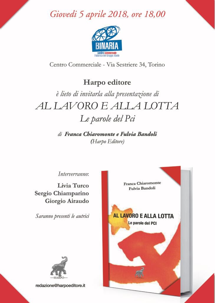 SalvoDL74's tweet photo. #PCI Partito di popolo che aveva un legame profondo con le persone. Dall’attività su territorio e luoghi di lavoro alle discussioni sul compromesso storico. A #Torino @GAiraudo @SergioChiampa @TurcoLivia presentazione libro “Al lavoro e alla lotta” di #Chiaramonte e #Bandoli https://t.co/FSUYR864a9