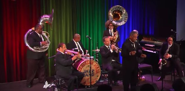 PresHall's tweet photo. This week's #TBT from a 2013 @preshallband performance: https://t.co/6oUk3jMAxt … #NewOrleans #talksatgoogle #throwbackthursday #preservationhall #preshall https://t.co/Ns7xys6llN