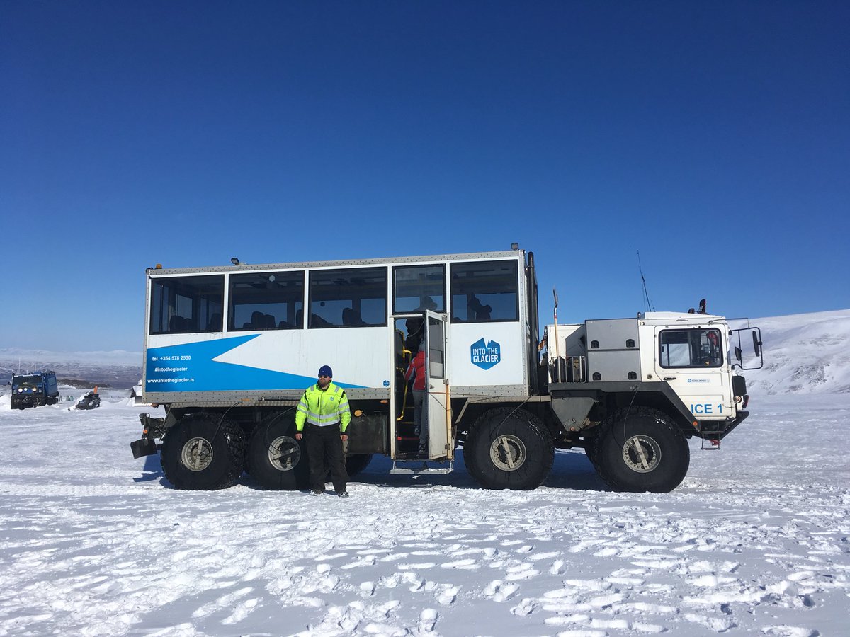 HighdownIceland's tweet photo. Another action packed day with a visit to the Langjökull glacier where students ventured under the ice, and a look at the rift formed from the 2008 earthquake https://t.co/HMKx3TPY1f