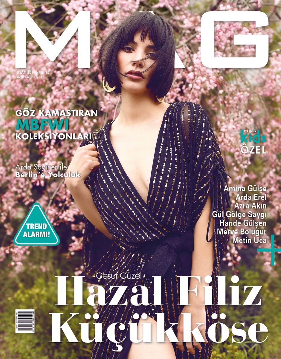 OnemGunalAgency's tweet photo. Hazal Filiz Küçükköse MagDergi Nisan sayısı kapağında✨🌸 @HazalFKucukkose @magdergi https://t.co/SsDVIA5lTv