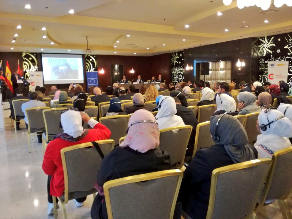 VOrtCam's tweet photo. Presentación de resultados finales del Proyecto #TAHDIR Masar, que termina después de haber apoyado los esfuerzos de 1.200 personas de la Sociedad Civil de #Siria para preparar la construcción de una #Paz justa e inclusiva, gracias a @MoPIC_Jordan @EmbEspJordania @EUinJordan https://t.co/KNF1onOvw3
