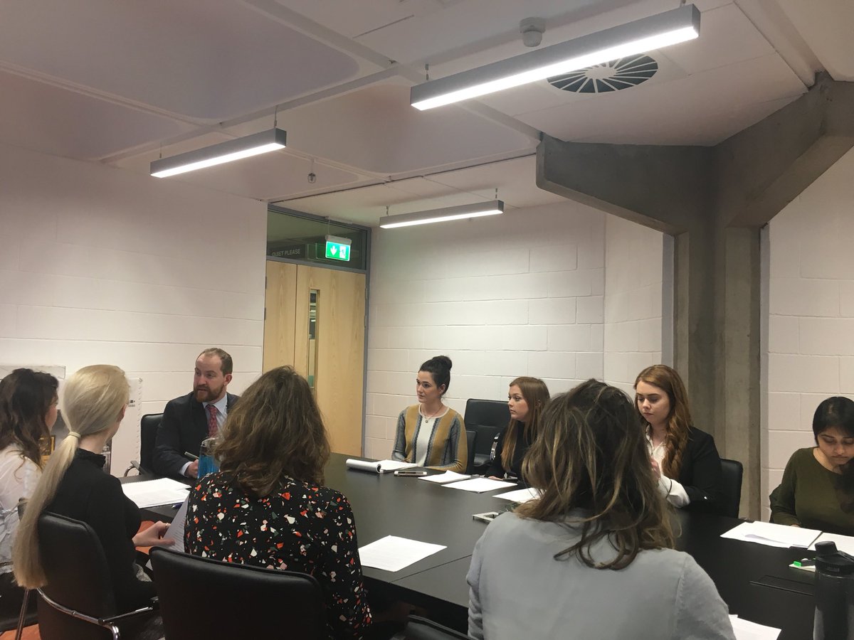 Mary_Tumelty's tweet photo. This years Kate Fleming Memorial Competition @ULSchoolofLaw and @ulgems underway with Mr. Jack Nicholas BL mediating. #medicalnegligence #mediationcompetition https://t.co/cKlWjFAWR6