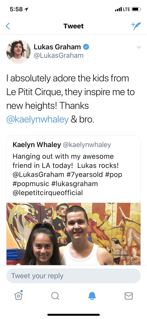 Thank you, <a href="/LukasGraham/">Lukas Graham</a> !!  You inspire us!!