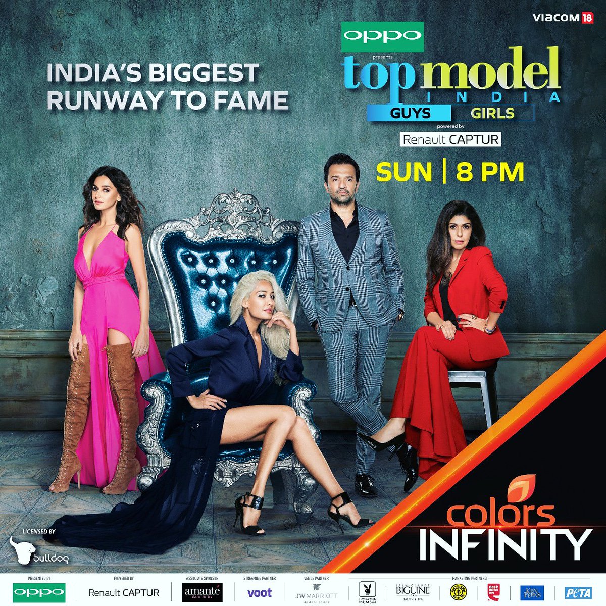 shraddha4096's tweet photo. Haven't you caught Top Model India yet ?
Better late than never !
Sundays at 8pm only on Colors Infinity
#colorsinifinity #lisahaydon #shibanidandekar #anaitashroffadajania #atulkasbekar 
@colorsinfinitytv https://t.co/25R3fLRZhA