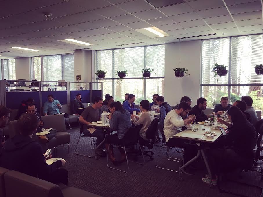 transloclife's tweet photo. #happythursday the team enjoyed a delicious company lunch! Thank you @GuasacaArepait was a huge hit! https://t.co/pjBTZoChds