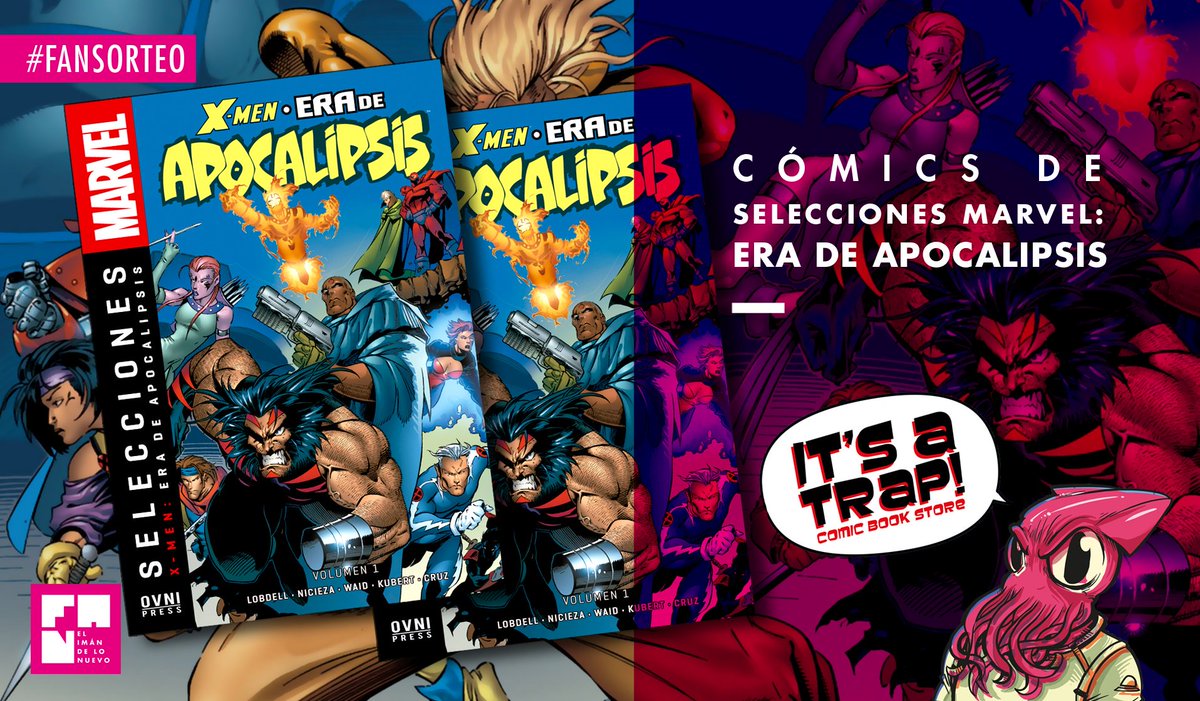 FANelprograma's tweet photo. #FANsorteo
Veamos qué tan mutante sos 😜 ¡Sorteamos cómics de X-MEN: Era de Apocalipsis! Gentileza de los amigos de @itsatrapcomic!
¡RT y ganá! ✊🏻
Salen este domingo, de 18 a 21 horas por https://t.co/gQTL5JygxJ

#Xmen #Apocalipsis #Marvel #Comics #Sorteos #Argentina https://t.co/Em9cAXU0fO
