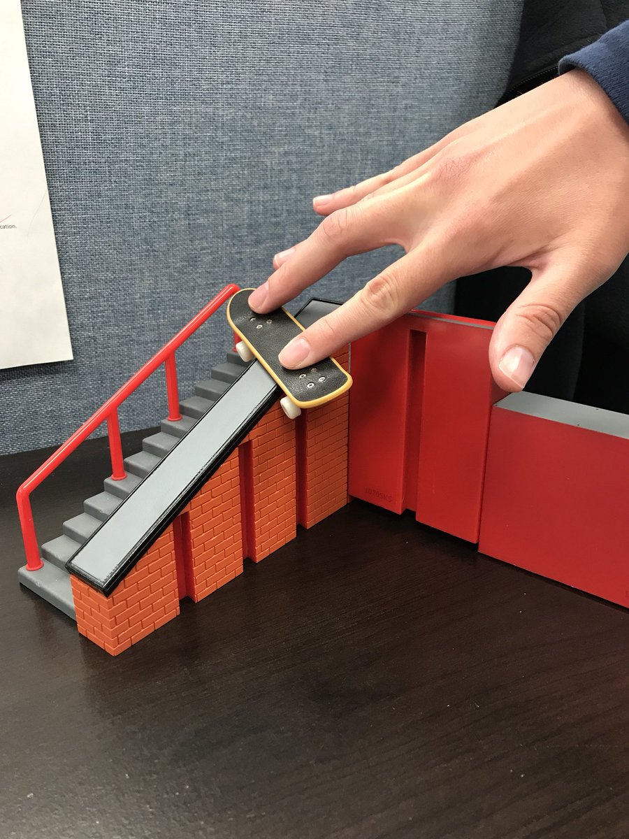 K2AwardsApparel's tweet photo. hmmm #ThursdayThoughts.... to work or to tech-deck?? #AskBethany https://t.co/GbjYBbvUW2