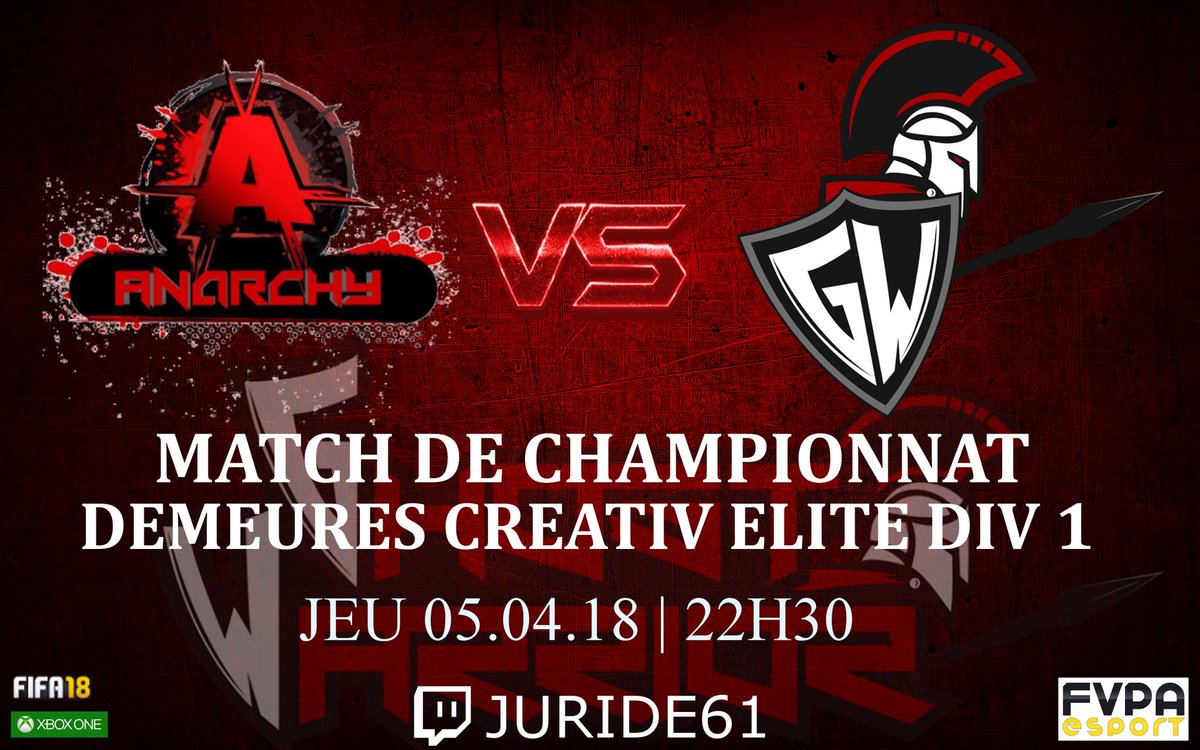 GhostWarriorFc's tweet photo. #DEMEURESCREATIV ELITE DIV1
22h30 vs @Aura_Anarchy
🔥Objectif REMONTADA🔥
#ROADTOWIN 💪👊
@FVPAeSport @FVPA_FR @RTduCP @DuHebdo @TactikduClubPro @Araujo_Caster https://t.co/fwT4CQNxwl