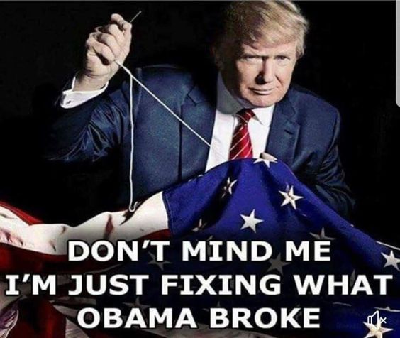 andersonDrLJA's tweet photo. #PresDonaldTrump;  Don't Mind Me.  I'm Just Fixing Wat #Obama Broke!
#TryObama4Treason
#ImprisonObamaForever https://t.co/oEUOxsuweC