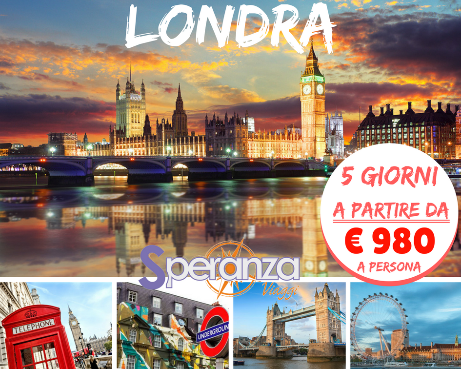 speranzaviaggi's tweet photo. Partenze da Aprile 2018 a Febbraio 2019 - 5 Giorni  
Prezzo a partire da € 980 a persona #Travel #GranBretagna #RegnoUnito #Inghilterra #Londra
@BoscoloOfficial 
Per info e prenotazioni: 0974/988594
#VogliamoDarviIlMeglio #SperanzaGroup #SperanzaViaggi https://t.co/eBXjusz33I
