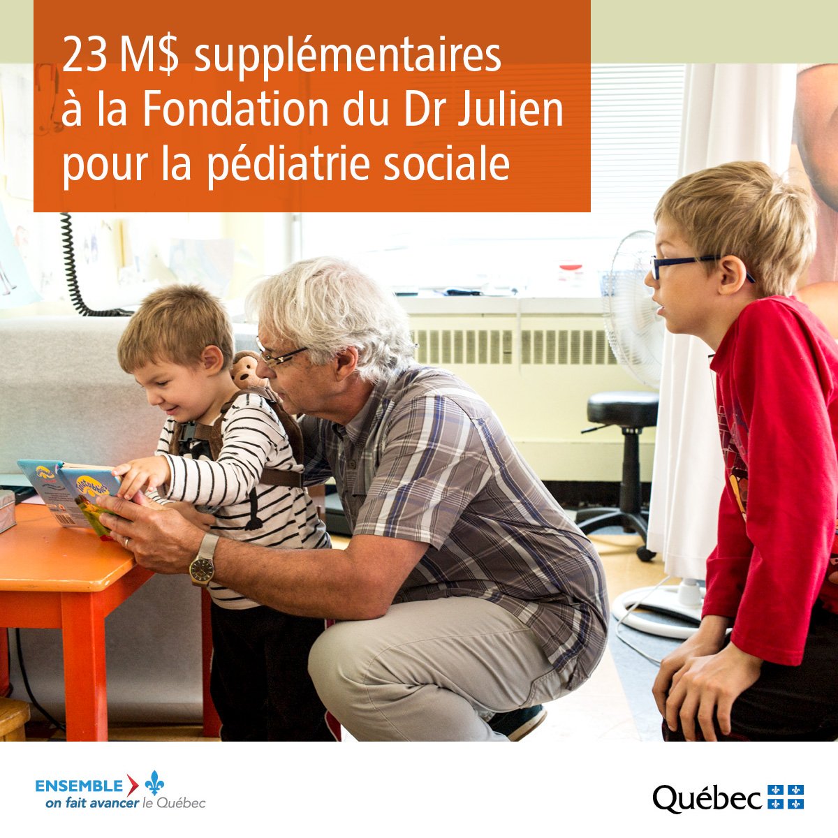 ka_vallieres's tweet photo. Mon coeur de maman se réjouit de cette annonce! Extrêmement fière de mon collègue pour le soutien qu'il offre à cet organisme qui travaille pour nos familles. #polqc #PLQ #AssNat https://t.co/GTJq1ccDAN