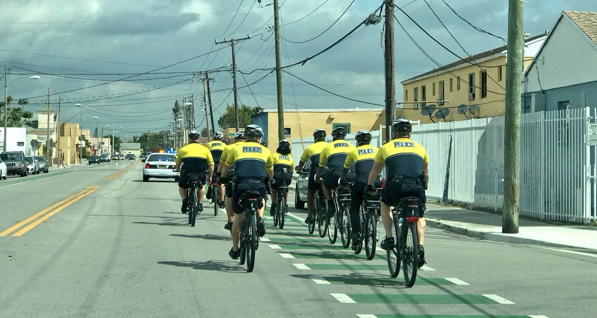 As today’s bike ride concludes, I would like to take the time to thank our wonderful residents and all <a href="/MiamiPD/">Miami PD</a> Staff Members who participated! Excellent job 🚲 👏