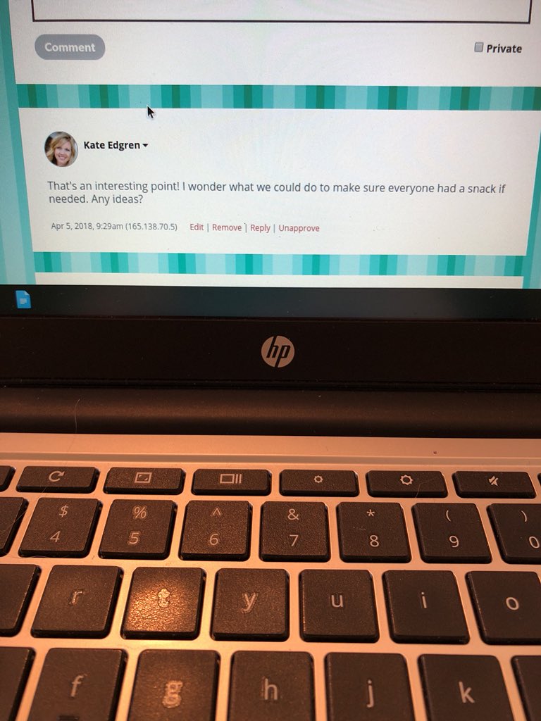 jillbless's tweet photo. I love that @kateedgren is commenting on our @Kidblog posts today! Thank you!! #bcscelearning #lcschmitt https://t.co/28ZGJYFm6C