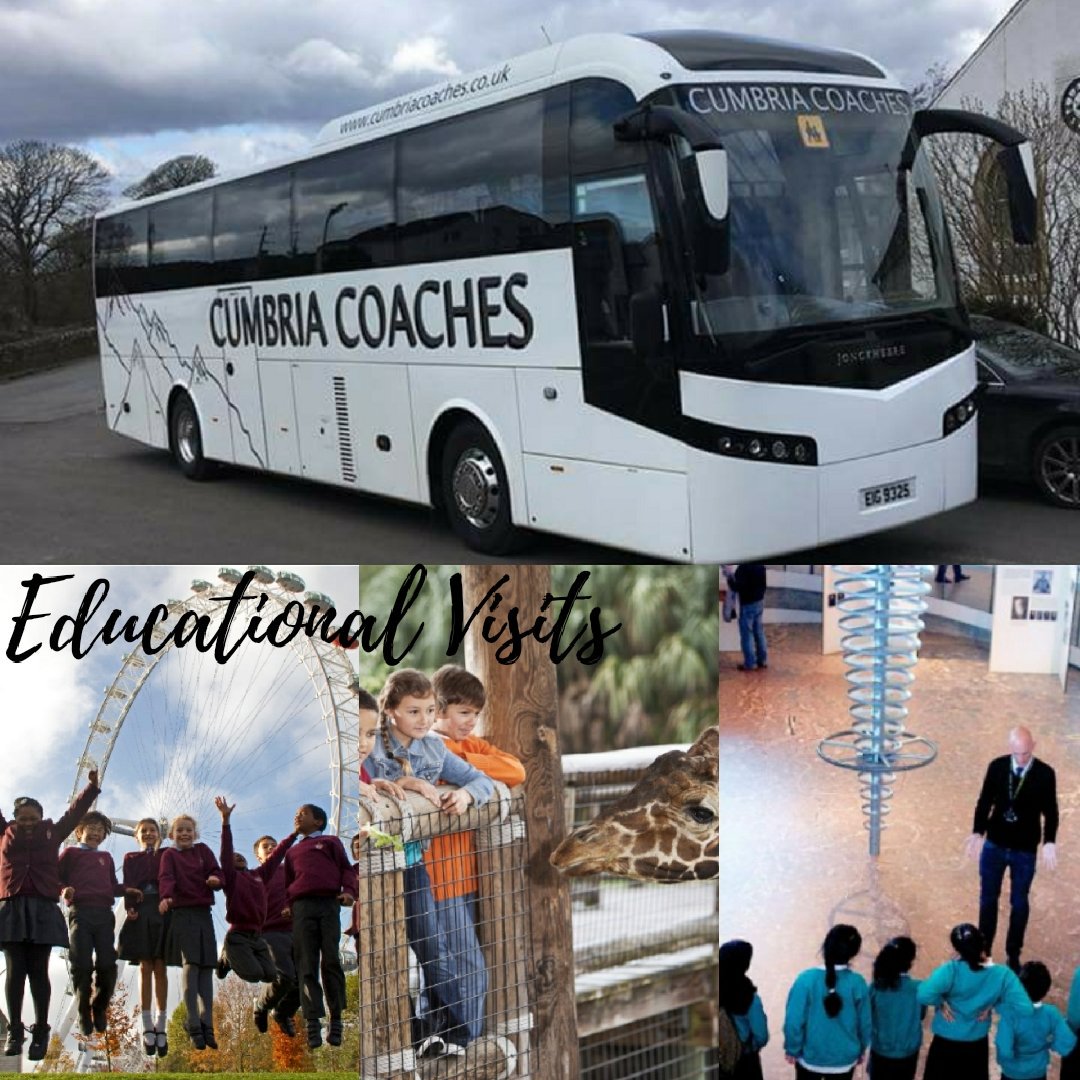 Are you a teacher organising a school trip? Call us to arrange your travel. 
📞 (01228) 404300
🖱️ enquiries@cumbriacoaches.co.uk
🌍 cumbriacoaches.co.uk