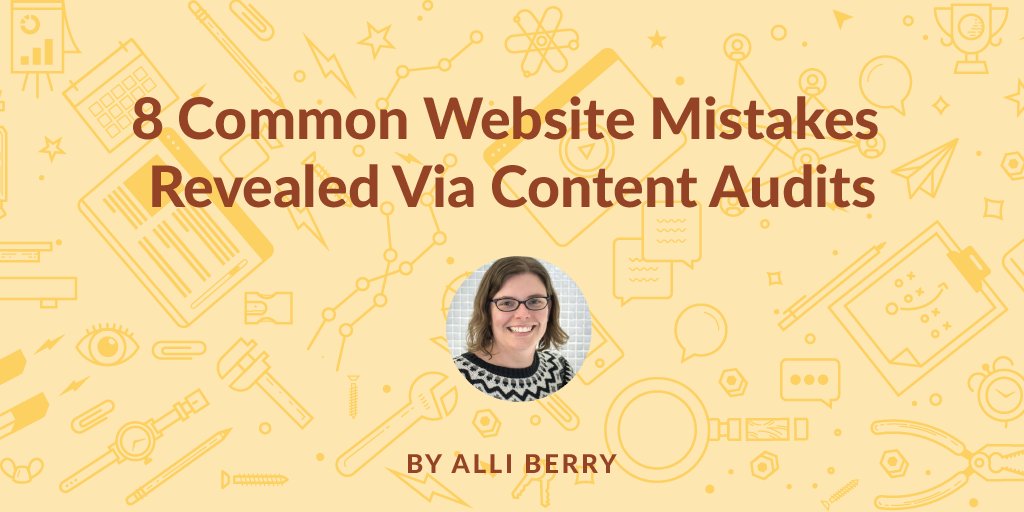 NobleRockTeam's tweet photo. 8 Common Website Mistakes Revealed Via Content Audits https://t.co/SMOlCYIjVY via @Moz https://t.co/LX70rfAb60
