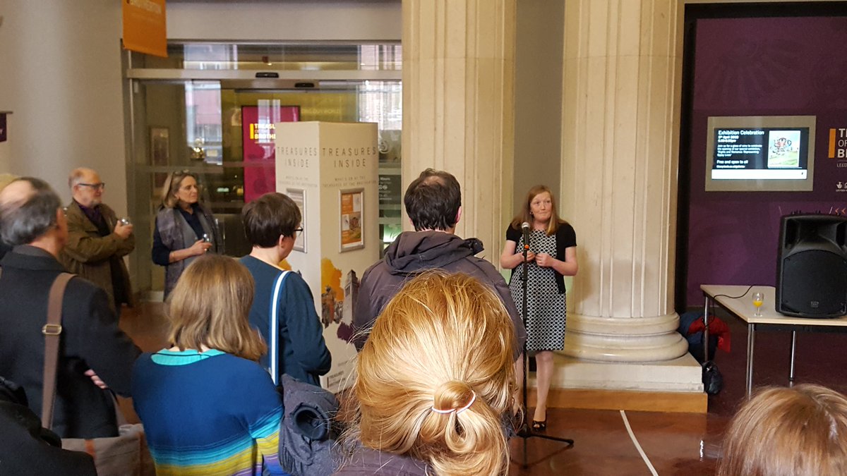 LeedsGATE's tweet photo. @Gypsyville2 founder Amanda Reed welcomes visitors to the Brotherton Library exhibition Rights and Romance - documenting Gypsy Lives speaking about the importance of Gypsy voices in interpreting Gypsy archives. https://t.co/ByXgye3NKA