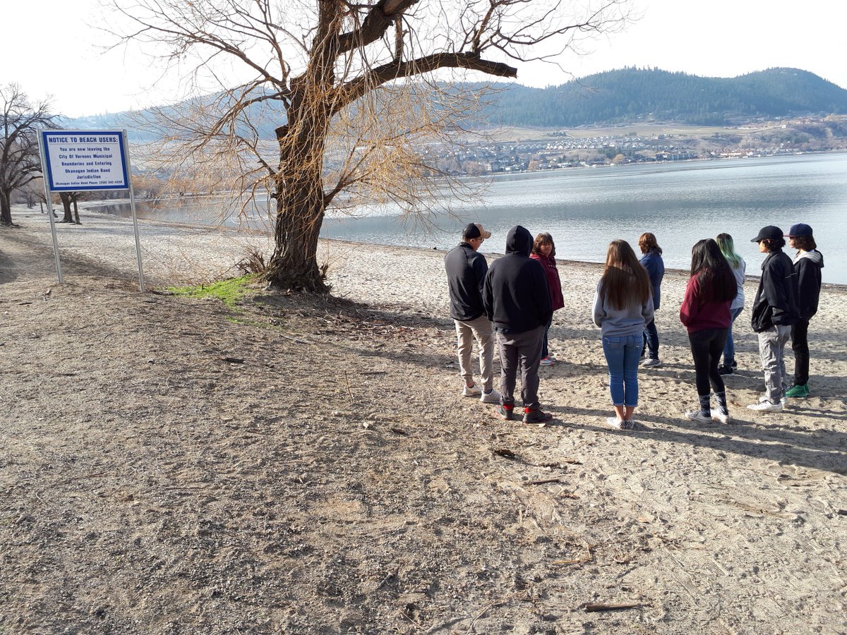 We went on a bus tour around Vernon and the surrounding area today. We went and visited spots of significant indigenous history, and talked about the history of the land and how it was taken from the Okanagan people.