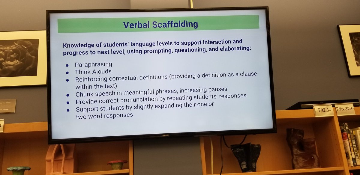 WHSAPZim's tweet photo. Learning about Verbal Scaffolding.  SIOP at THS. https://t.co/AwhejuELBd