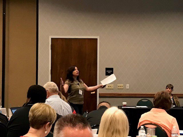 ReadySetSWaRM's tweet photo. #ReadySetSWaRM2018 fearless leader @RC_JMurcia introduces Concept of Operations 2.0 to 160 institute attendees at @HamptonInnTrop! https://t.co/lKzX8Wwxnj