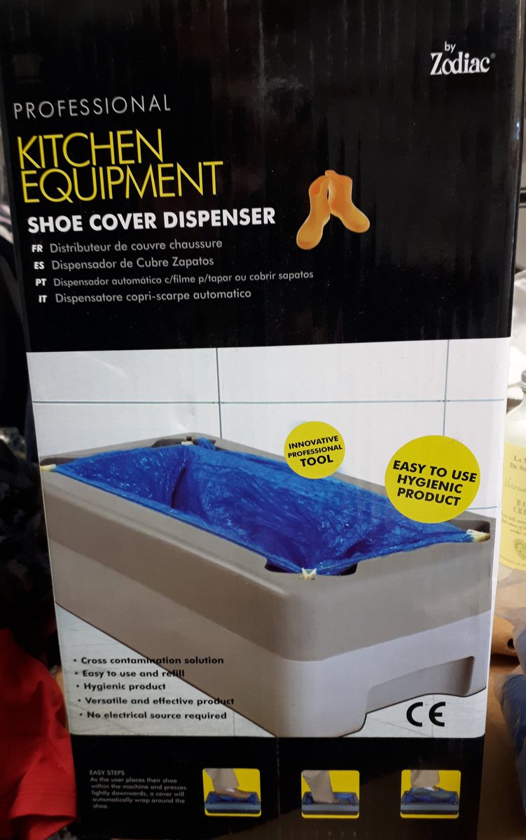 cruknewmilton's tweet photo. And now for something more unusual - anyone need a shoe cover dispenser? Look no further! #unusualfind https://t.co/v6ZtixjoqP