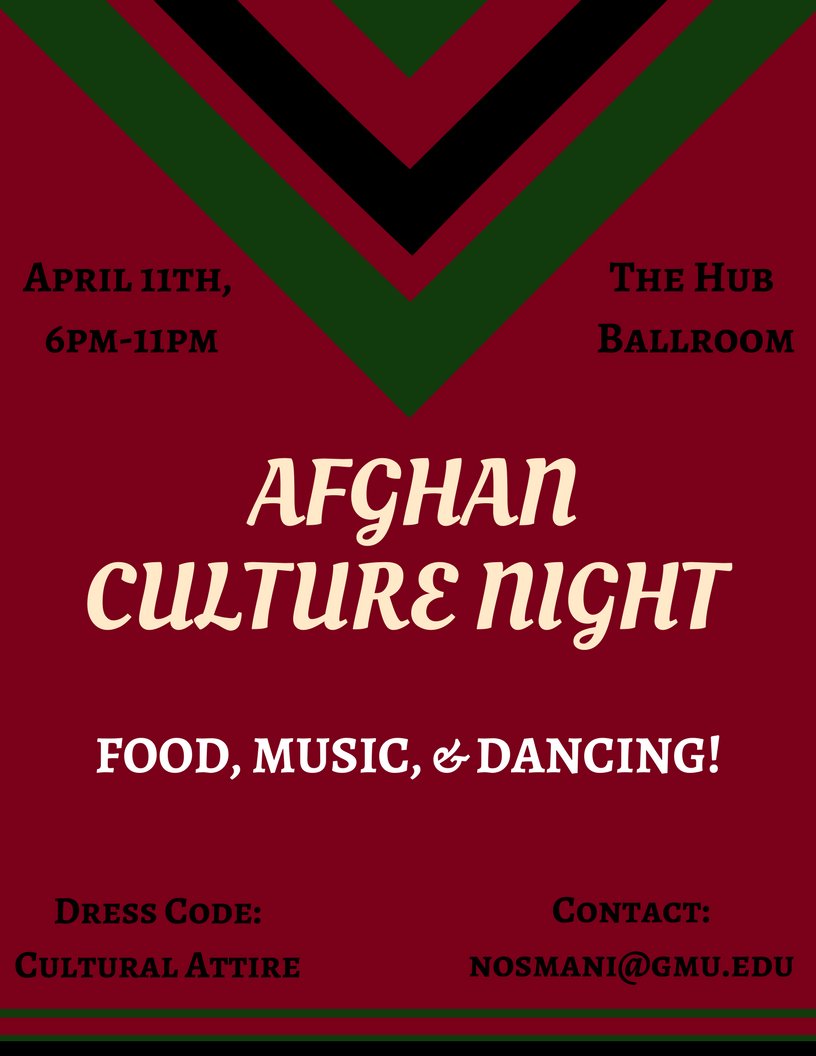 gmu_asu's tweet photo. Come out to our culture night next Wednesday, April 11th! https://t.co/OIpn4KxDn4