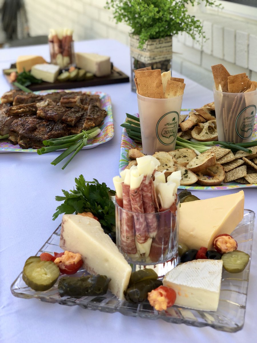 It's not pimento cheese and egg salad, but our guests have a great meal to look forward to after the opening round of #themasters