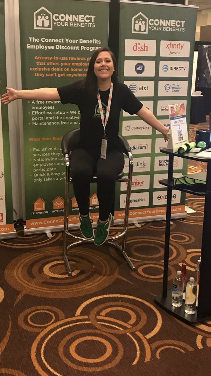 BenefitsForHome's tweet photo. We found the chair angels! Thank you @Careington! #BenefitsConf https://t.co/LjNuYfFGPx